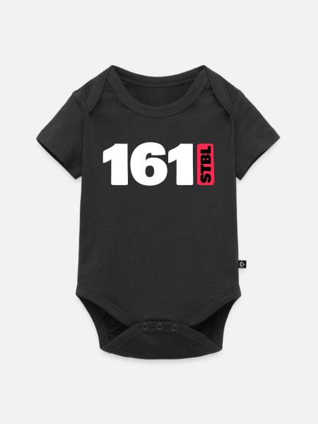 161 - STBL - Baby Premium Kurzarmbody - Schwarz
