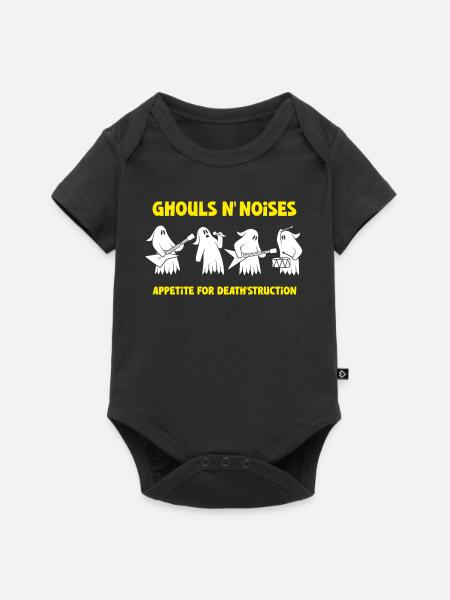 Ghost Rock Band - Baby Premium Kurzarmbody - Schwarz