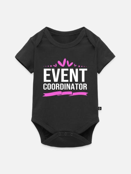 Event Planer - Baby Premium Kurzarmbody - Schwarz
