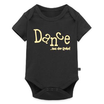 Tanzsprüche Tanzen Reihe - Baby Premium Kurzarmbody - Schwarz - Vorne