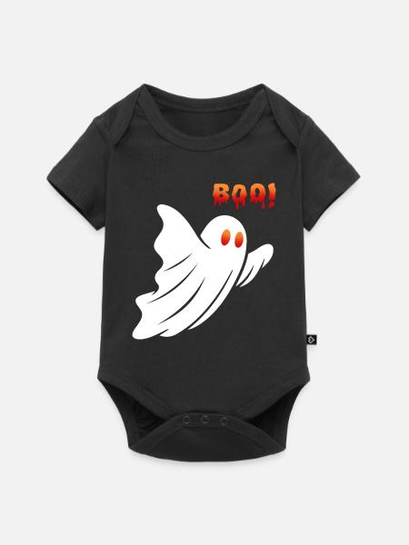 Ein furchterregender fliegender Geist. - Baby Premium Kurzarmbody - Schwarz