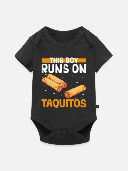 Männer lieben Taquitos - Baby Premium Kurzarmbody - Schwarz