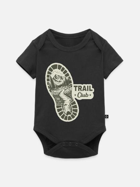Dad Ultra Trail Runner - Baby Premium Kurzarmbody - Schwarz