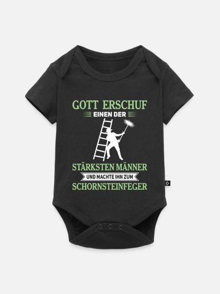 Schornsteinfeger Herren - Baby Premium Kurzarmbody - Schwarz