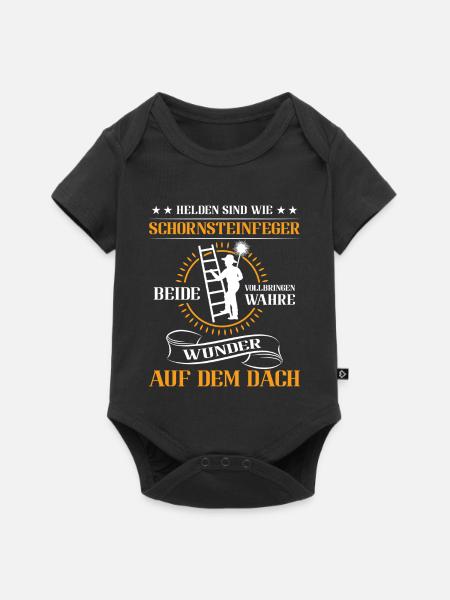 Schornsteinfeger Herren - Baby Premium Kurzarmbody - Schwarz
