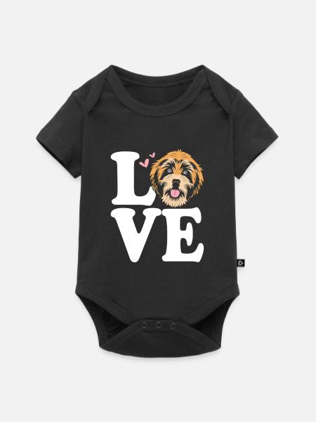 Havaneser - Baby Premium Kurzarmbody - Schwarz