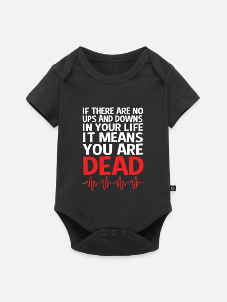 Notfall Krankenschwester Ambulanz - Baby Premium Kurzarmbody - Schwarz