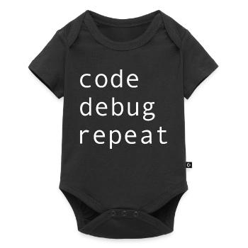 Programmierer Humor - Baby Premium Kurzarmbody - Schwarz - Vorne