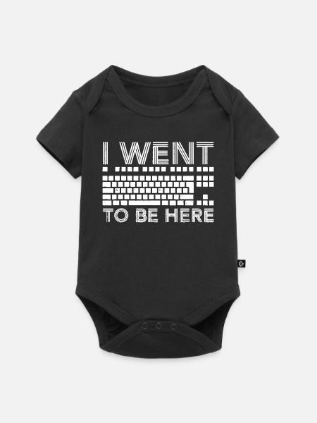 Ich bin hierher gegangen - Baby Premium Kurzarmbody - Schwarz