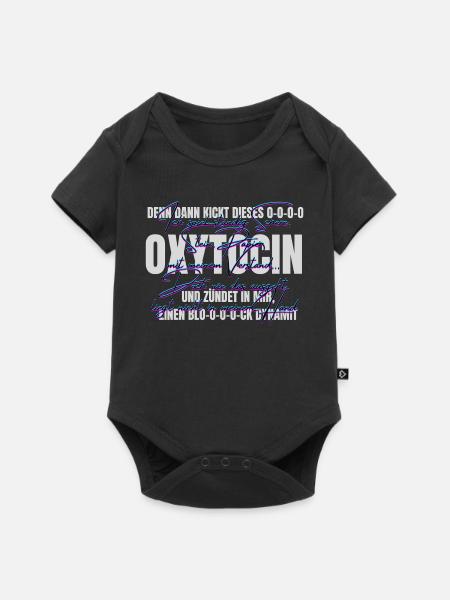 Ich_spiel_staendig_Schere-_Stein-_Papier_mit_m - Baby Premium Kurzarmbody - Schwarz