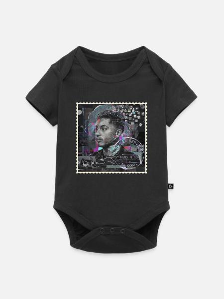 BRIEFMARKENJAHR 2010 - Baby Premium Kurzarmbody - Schwarz