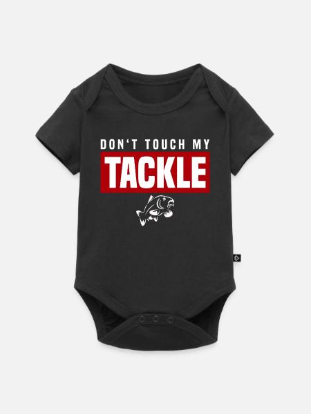 Don't Touch My Tackle - Baby Premium Kurzarmbody - Schwarz