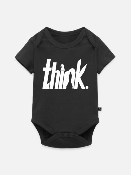 Schach - Baby Premium Kurzarmbody - Schwarz