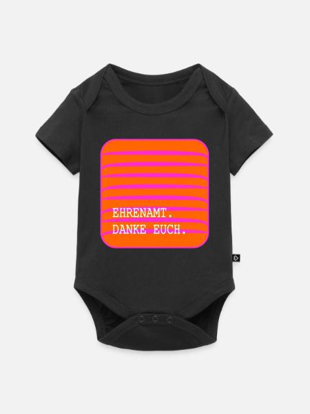 EHRENAMT Danke Euch - Baby Premium Kurzarmbody - Schwarz