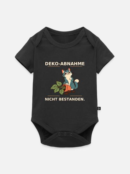 Dekoabnahme Nicht Bestanden Katze - Baby Premium Kurzarmbody - Schwarz