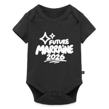 Zukünftiger Patron 2026 - Baby Premium Kurzarmbody - Schwarz - Vorne