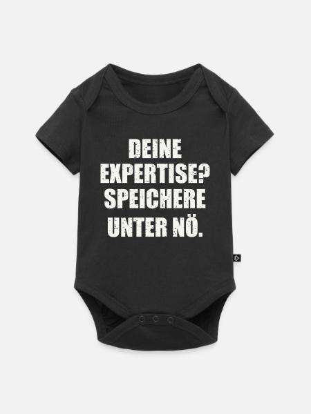 Sarkastischer Spruch - Baby Premium Kurzarmbody - Schwarz