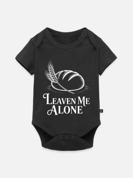Leave Me Alone Logo T-Shirt - Baby Premium Kurzarmbody - Schwarz