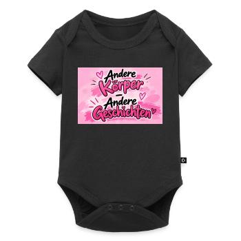 Andere Körper, Andere Geschichten - Baby Premium Kurzarmbody - Schwarz - Vorne