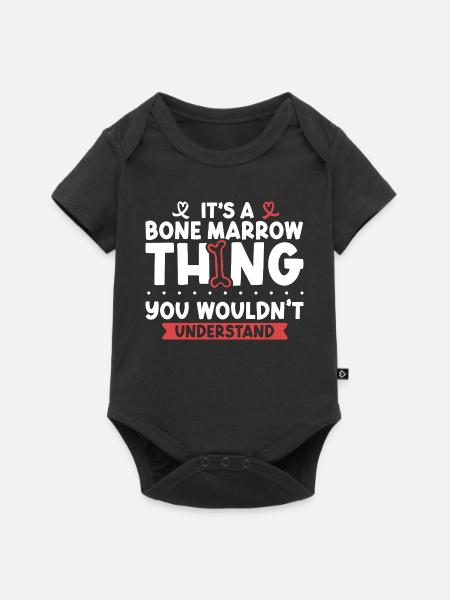 Aplastische Anämie - Knochenmark Ding - Baby Premium Kurzarmbody - Schwarz
