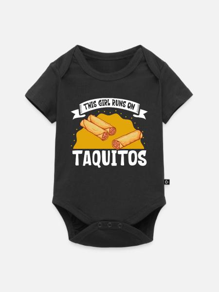 Ladies love Taquitos - Baby Premium Kurzarmbody - Schwarz