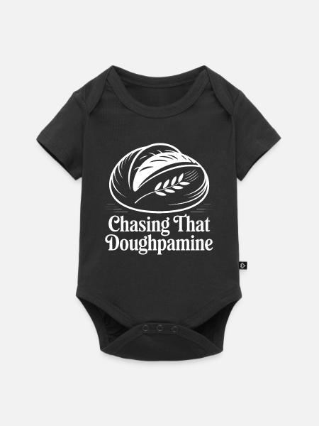 Dem Teigpamin nachjagen - Baby Premium Kurzarmbody - Schwarz