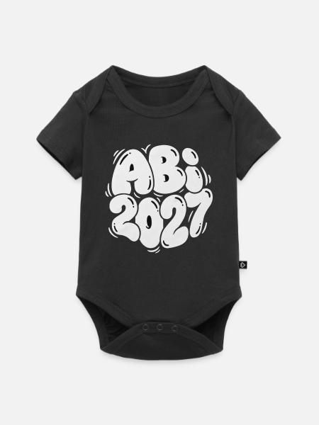 ABI 2027 - Baby Premium Kurzarmbody - Schwarz