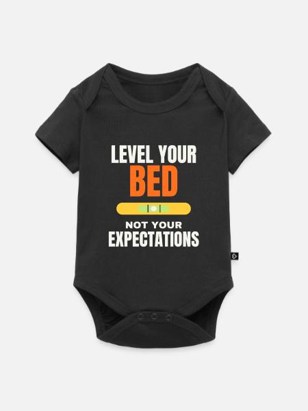 Nivelliert dein Bett - Baby Premium Kurzarmbody - Schwarz