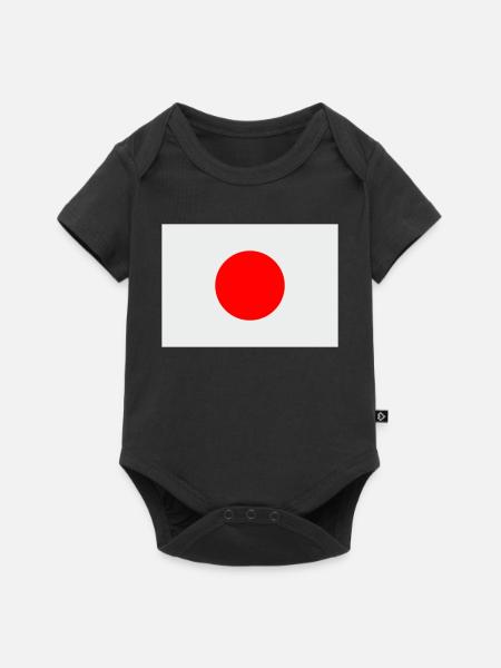 japan1 - Baby Premium Kurzarmbody - Schwarz