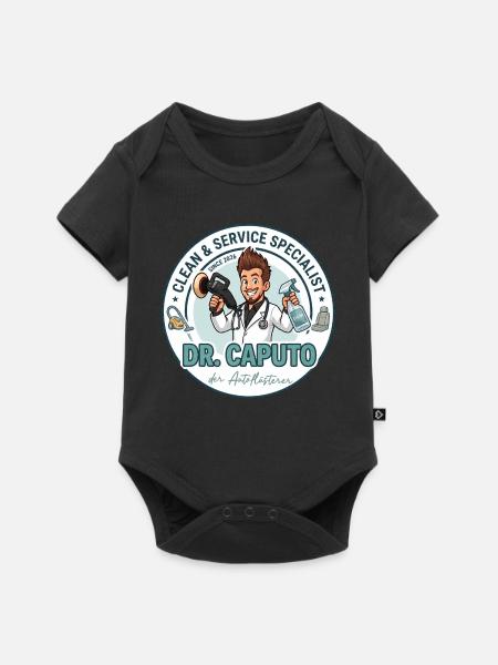 Dr. Caputo der Autoflüsterer - Baby Premium Kurzarmbody - Schwarz