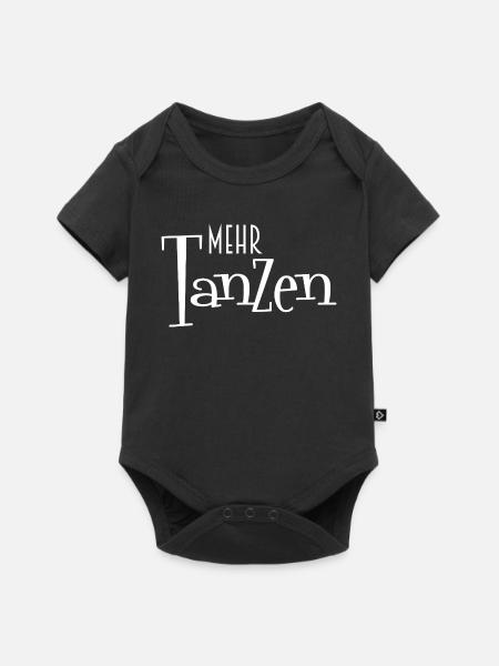 Mehr TanZen – Tanzkultur - Baby Premium Kurzarmbody - Schwarz