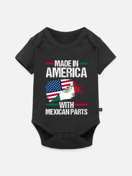 Mexican Mexico - Baby Premium Kurzarmbody - Schwarz