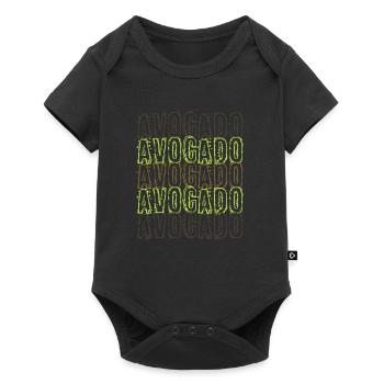 avocat alerte - Body à manches courtes Premium Bébé - noir - Devant