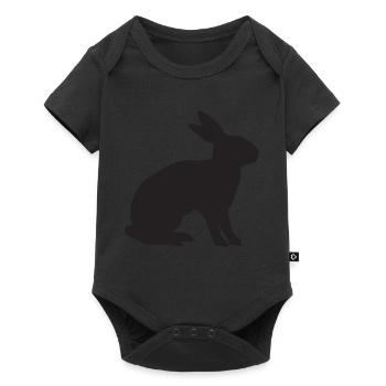 rabbit - Body à manches courtes Premium Bébé - noir - Devant