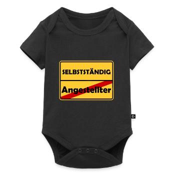 Glückwunsch zur Selbstständigkeit! - Baby Premium Kurzarmbody - Schwarz - Vorne