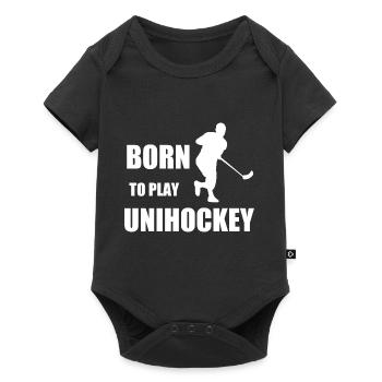 Floorball - Body à manches courtes Premium Bébé - noir - Devant