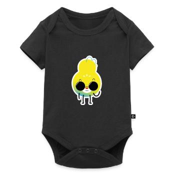 Monsterhide sunglasses stickers - Baby Premium short-sleeve bodysuit - black - Front
