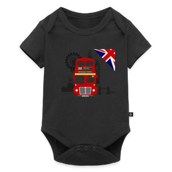 England, London, sightseeing, - Baby Premium short-sleeve bodysuit - black - Front