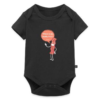 Bacon / EGG / Design / Bacon Tripes - Body à manches courtes Premium Bébé - noir - Devant