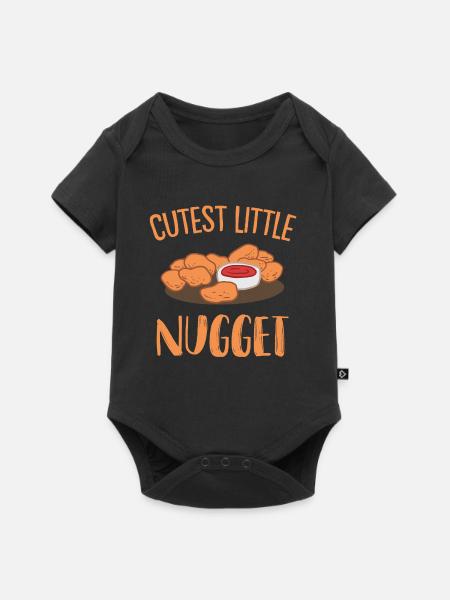 Nugget - Baby Premium Kurzarmbody - Schwarz