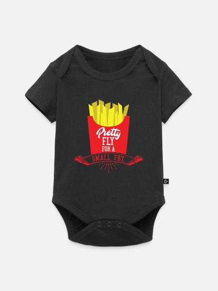 Français Pretty Fly - Body à manches courtes Premium Bébé - noir