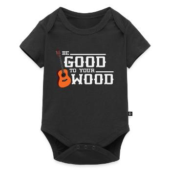 Guitare cadeau groupe de musique instrument en bois - Body à manches courtes Premium Bébé - noir - Devant