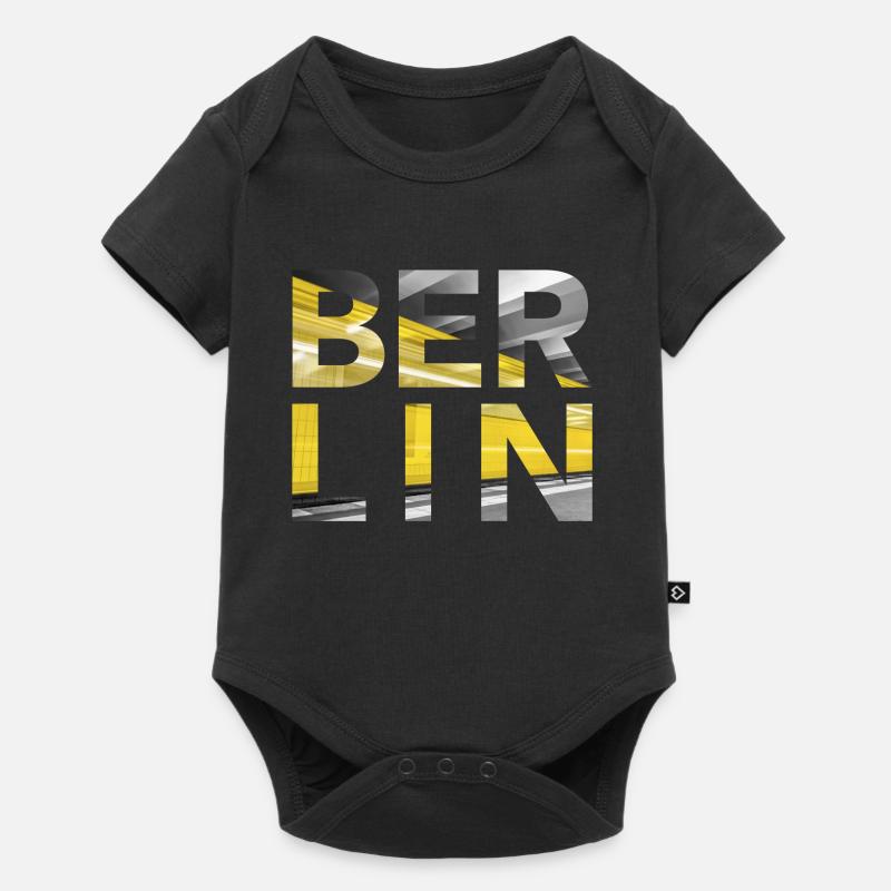 métro Berlin - Body à manches courtes Premium Bébé - noir