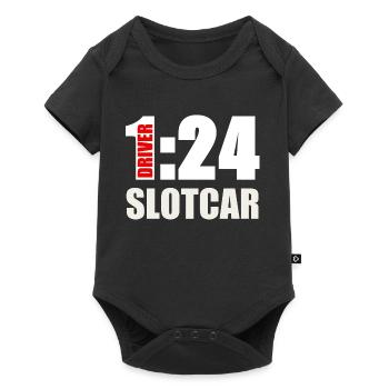 Slotcar 1:24 Carrera model sport gift - Baby Premium short-sleeve bodysuit - black - Front