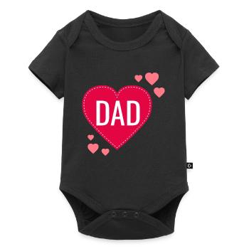 L'AMOUR DAD - Body à manches courtes Premium Bébé - noir - Devant