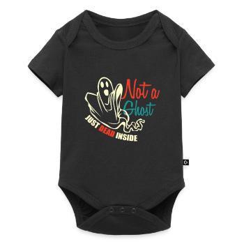 pas un fantôme - Body à manches courtes Premium Bébé - noir - Devant