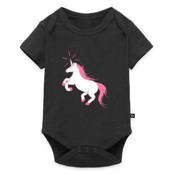 Incroyable Unicorn - La dernière licorne - Body à manches courtes Premium Bébé - noir - Devant
