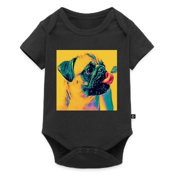 Pop Art - Body à manches courtes Premium Bébé - noir - Devant