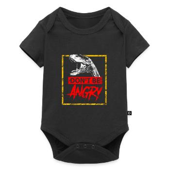 Dinosaurs - Do not be angry - Baby Premium short-sleeve bodysuit - black - Front