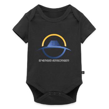 Energieversorger per Photovoltaik - Baby Premium Kurzarmbody - Schwarz - Vorne